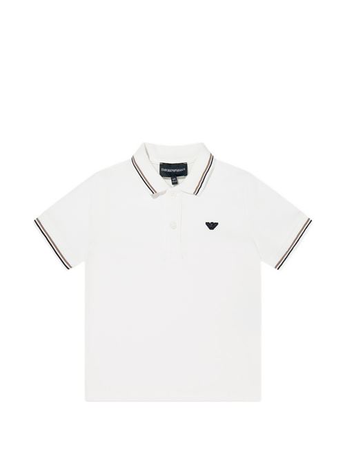 Polo bambino Emporio Armani bianca EMPORIO ARMANI KIDS | EB001560AF20390U0003